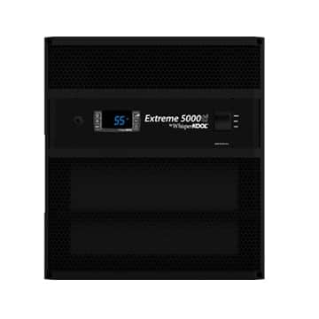 Front view of the WhisperKOOL Extreme 5000ti cooling unit with digital display