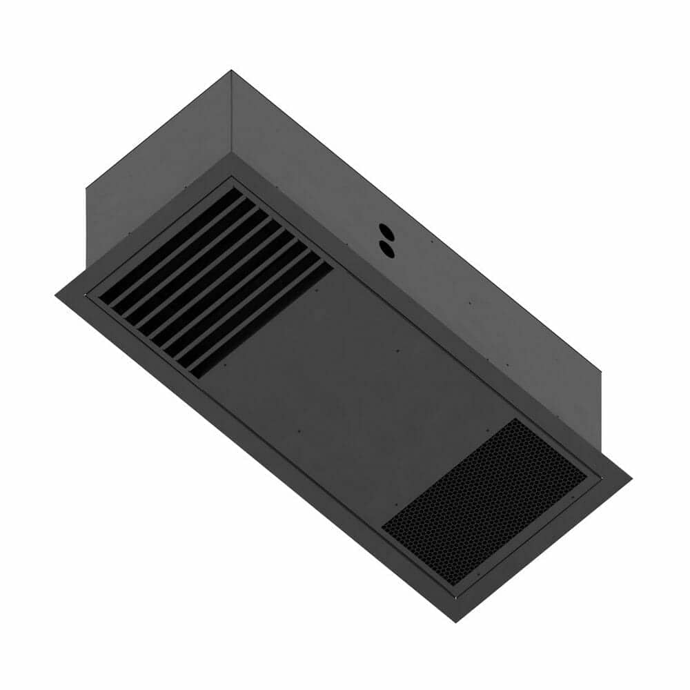 WhisperKOOL ceiling-mount cooling unit shown at an angle on white background