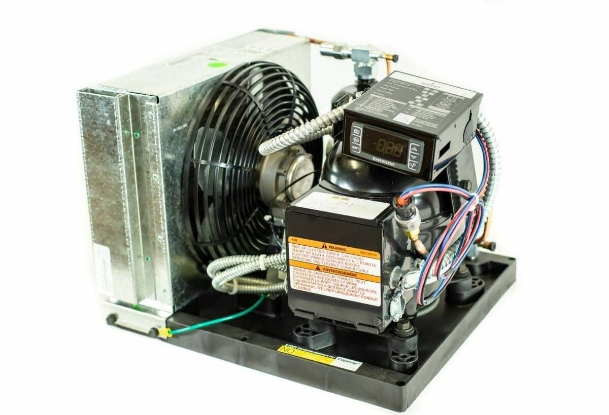 WhisperKOOL Platinum Split 4000 condenser fan and Emerson controller