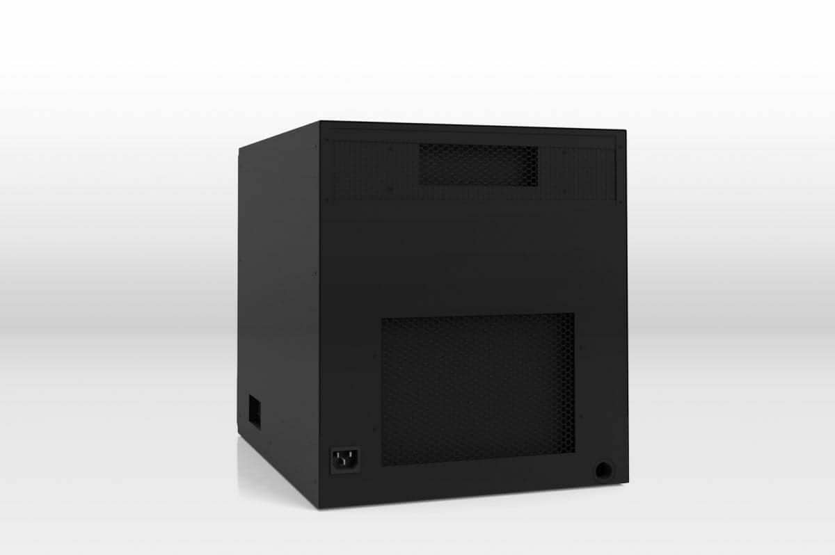 WhisperKOOL SC PRO cooling unit, rear angled view