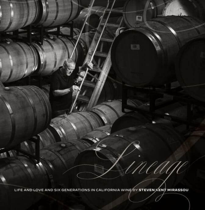 Black and white barrel cellar photo used as the Lineage book cover