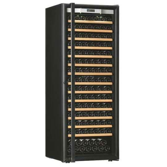 Transtherm Ermitage Prestige black-frame glass-door wine cellar, studio shot