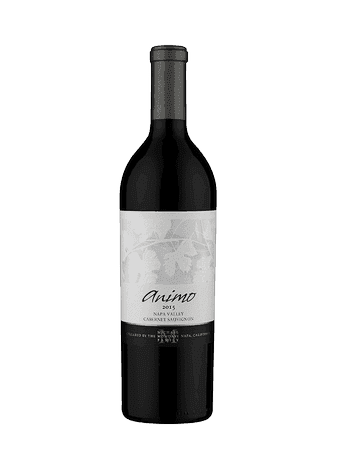 Animo Napa Valley Cabernet Sauvignon bottle on white background