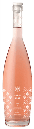 Isabel Rose bottle by Isabel Mondavi on white background