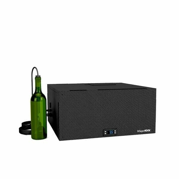 WhisperKOOL Slimline LS cooling unit with wine bottle probe thermostat