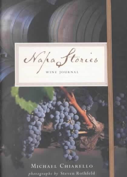 Napa Stories wine journal cover with a grape cluster photo