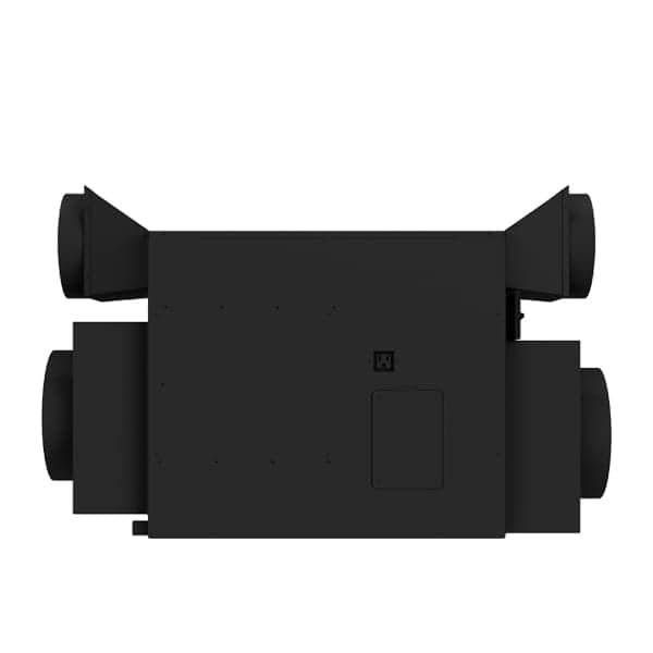 Side profile of the WhisperKOOL Fully Ducted Extreme 8000tiR with stacked duct collars