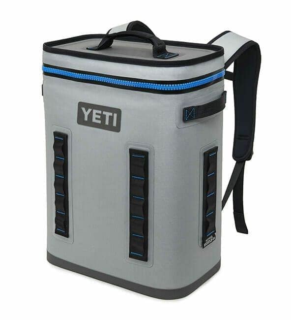 YETI Hopper BackFlip soft cooler backpack on white background