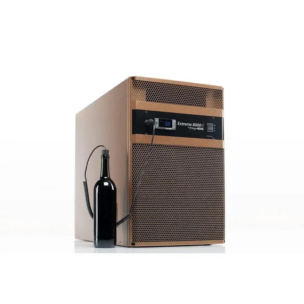 WhisperKool Extreme 8000ti self-contained cooling unit, angled product view.