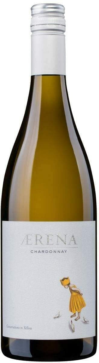 AErena Chardonnay bottle with white label, product photo