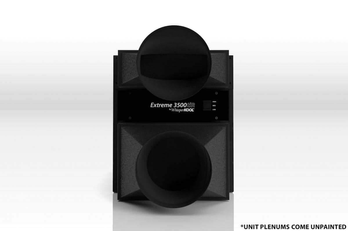 WhisperKOOL Extreme 3500tiR fully ducted cooling unit, front view