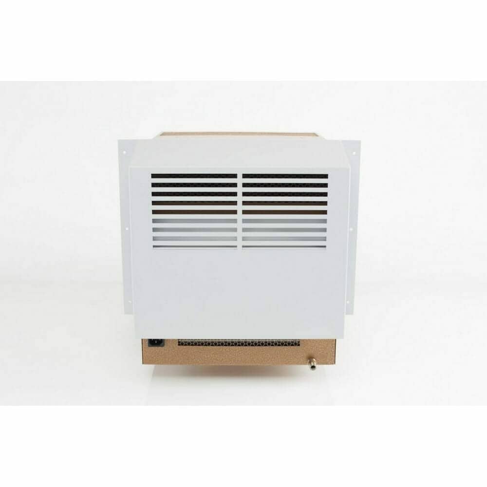 WhisperKOOL exterior housing grille cooling unit, side angle