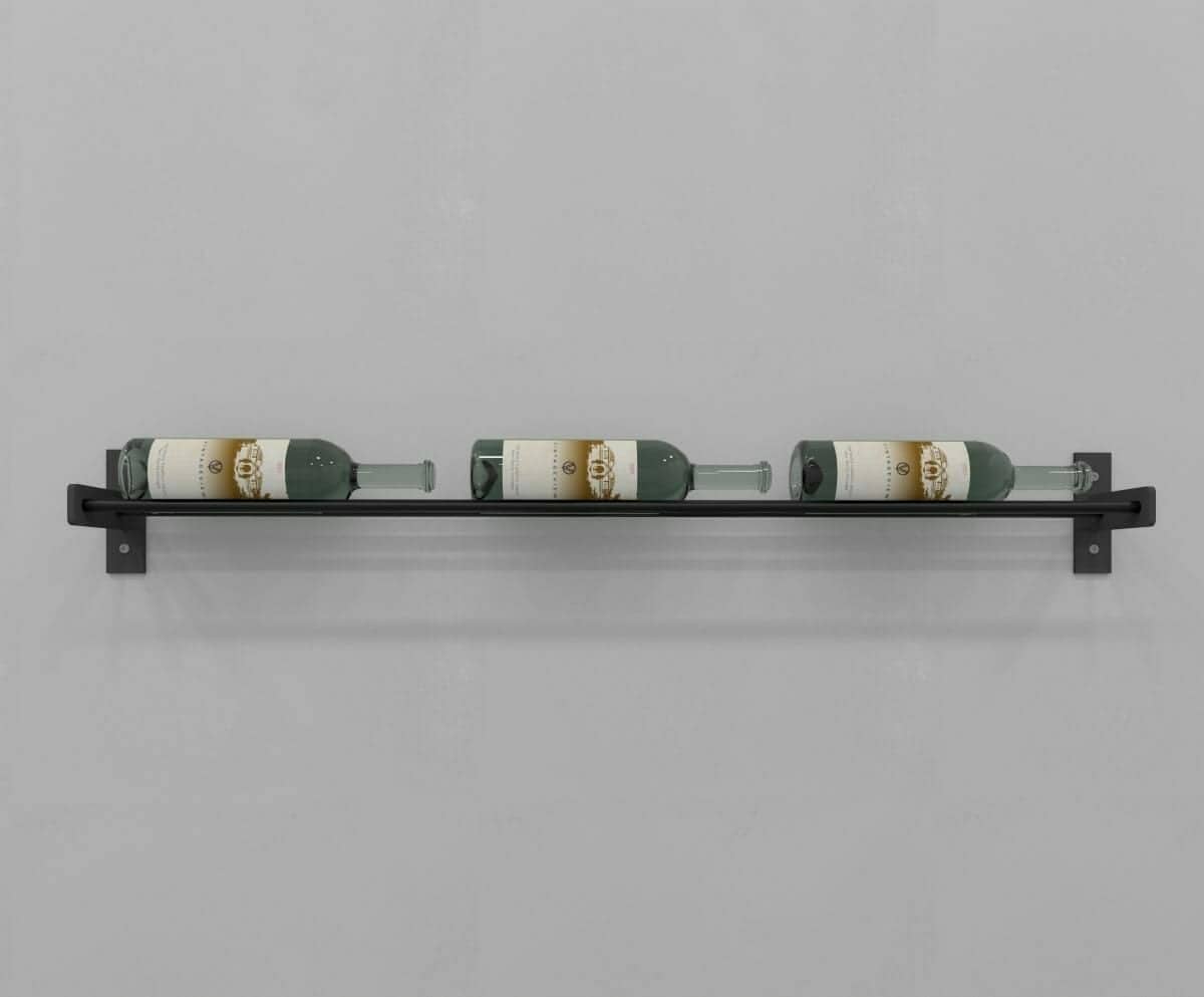 Evolution Series Wine Wall 5-inch rack holding three wine bottles