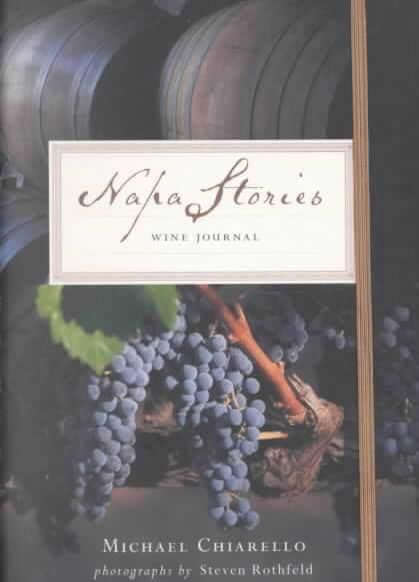 Napa Stories wine journal cover with a grape cluster photo