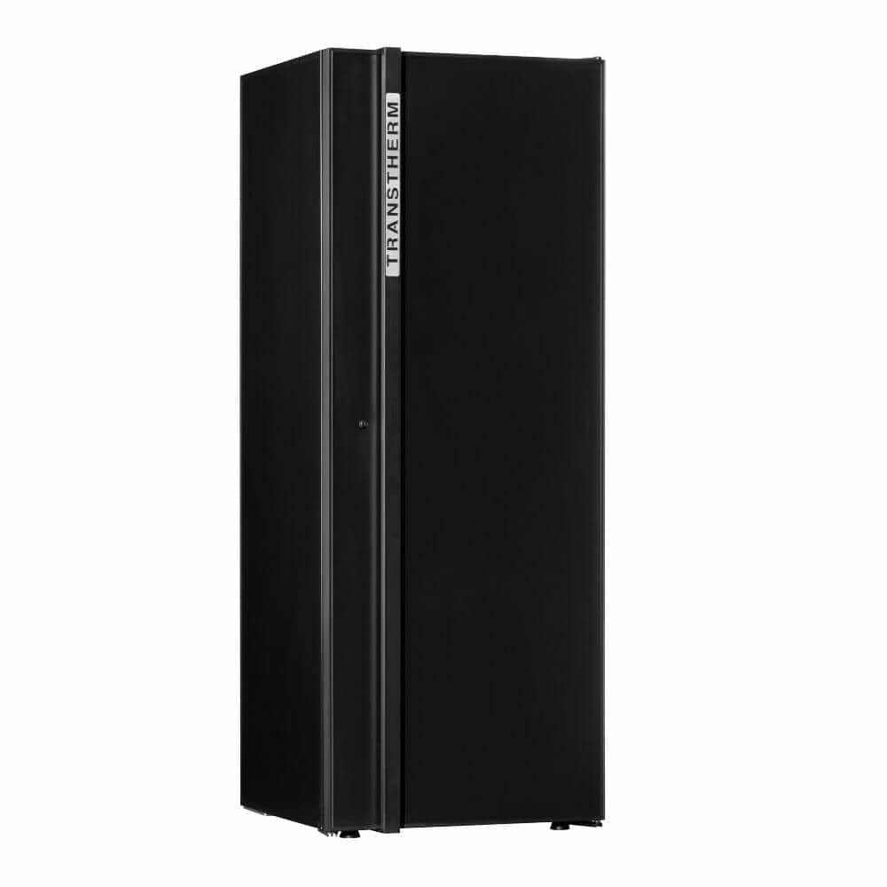 Transtherm Ermitage Prestige wine cabinet in solid black finish