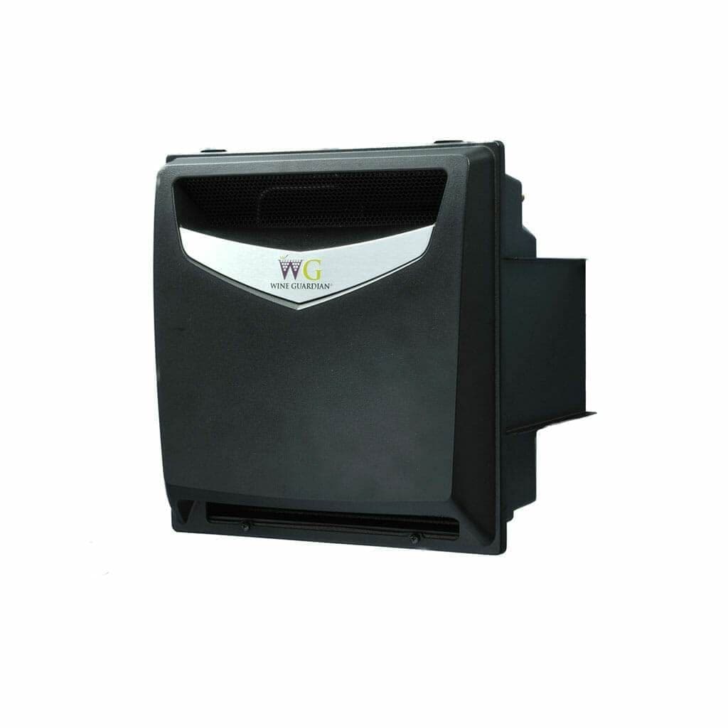 Wine Guardian free-standing humidifier housing, angled view on white