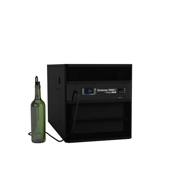 WhisperKOOL Extreme 5000ti wine cooling unit with connected wine bottle sensor