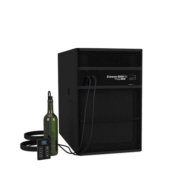 Black WhisperKOOL Extreme 8000tiR cooling unit with control panel and hoses