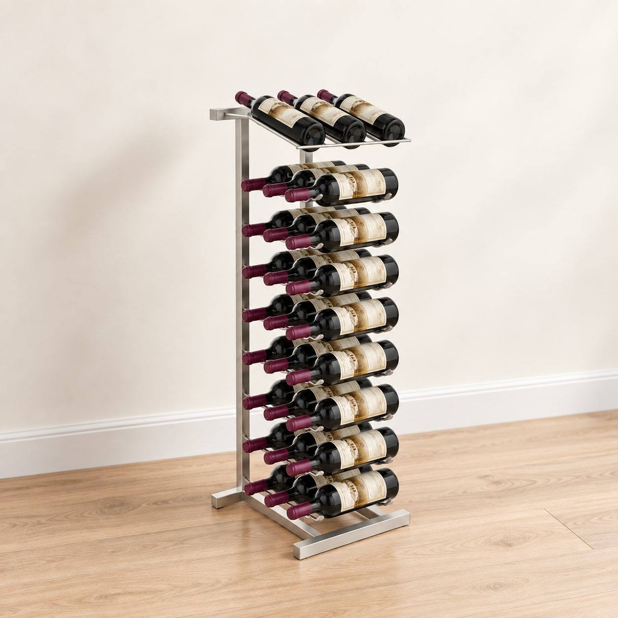 Floor Wine Rack (27 Bottles) – Point of Purchase
