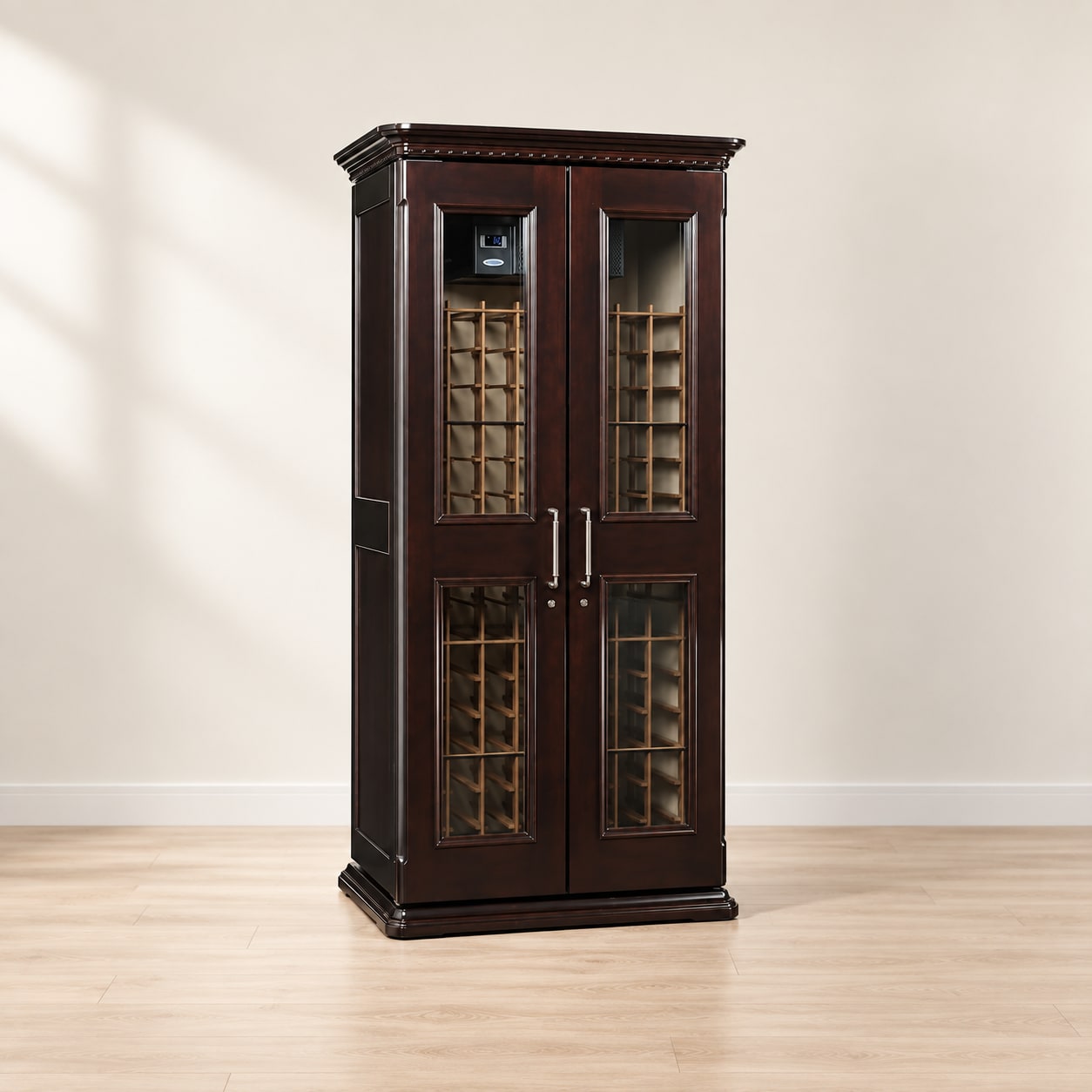 Le Cache Euro 2400 Wine Cabinet Chocolate Cherry