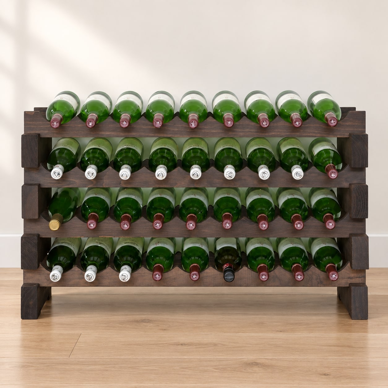 Modularack 4×9, 36 Bottle, Stained