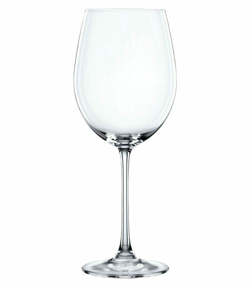 Nachtmann Vivendi Bordeaux wine glass, empty, on a white background