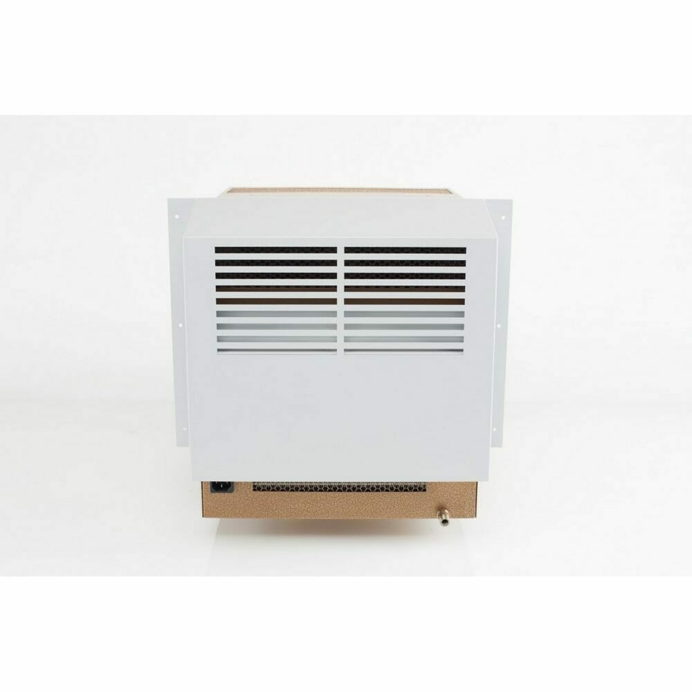 WhisperKOOL exterior housing grille cooling unit, side angle